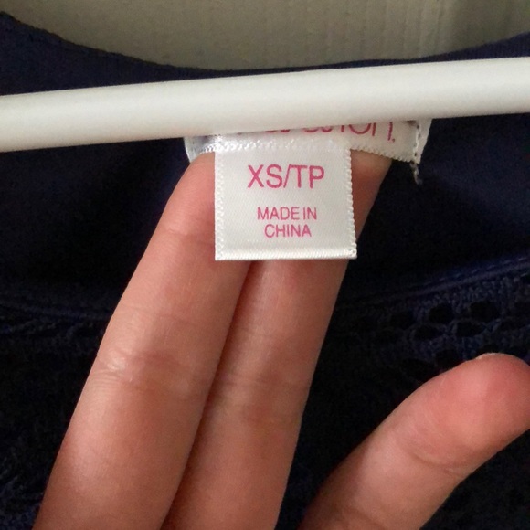 XS navy fitted dress from target. - Picture 2 of 3